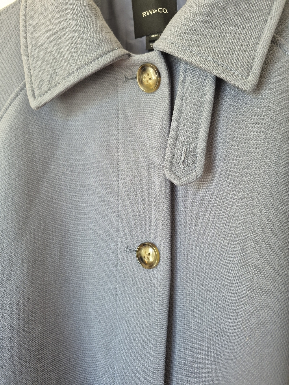 Twill Trench Coat Classic Fit with Removeable Belt - Picture 6 of 8